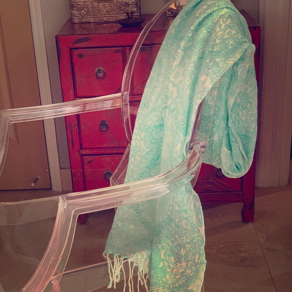 Lightweight Turquoise Scarf